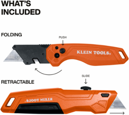 Folding And Slide Out Utility Knife Set