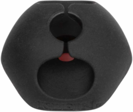 Self-Adhesive Cable Mounting Clips, 1 Slot, Black, 10-Pack