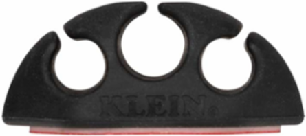 Self-Adhesive Cable Mounting Clips, 3-Slot, 1.3 Inch, Pack of 10