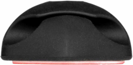 Self-Adhesive Cable Mounting Clips, 3-Slot, 1.3 Inch, Pack of 10