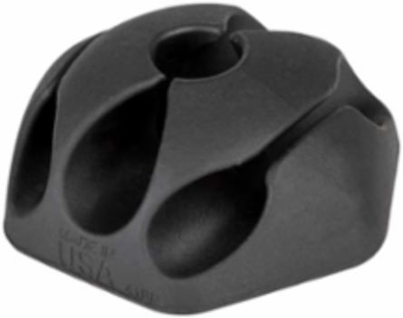 Self-Adhesive Cable Mounting Clips, 3-Slot, 1.3 Inch, Pack of 10