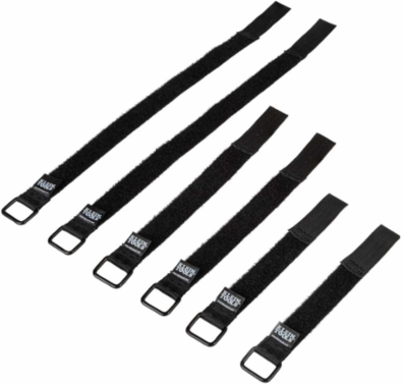 Multi-Pack Hook and Loop Cinch Straps, 6 Inch to 14 Inch, 40 lb Strength