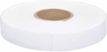 Hook and Loop Cable Management Tape, 3/4 Inch x 25 Feet, Nylon, White