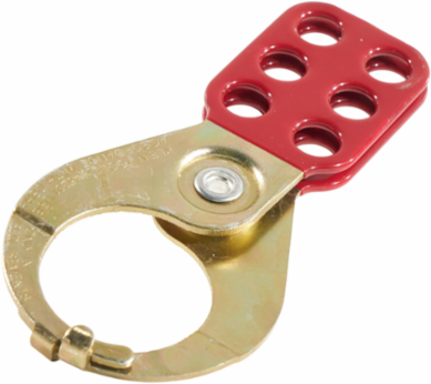 Lockout Hasps, 1-1/2 Inch, Tempered Steel, Six-Hole Locking Design