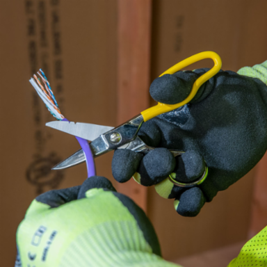 Cable Splicer Kit with 1-3/4 Inch Blade Knife & Snip, Includes Leather Holder
