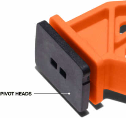 Speed-Klamp Long Pad and Pivot, 150-Pound, 2-Pack Replacement