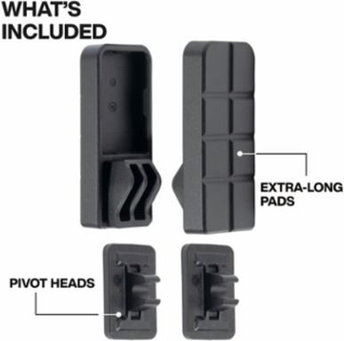 Speed-Klamp Long Pad and Pivot, 150-Pound, 2-Pack Replacement