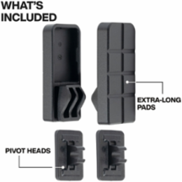 Speed-Klamp Long Pad and Pivot, 300-Pound, 2-Pack Replacement
