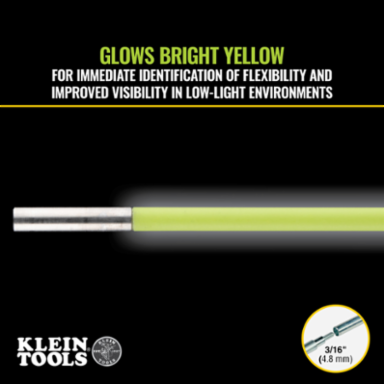 Mid-Flex Glow Rod 5 Foot, 3/16 Inch Diameter, Fiberglass