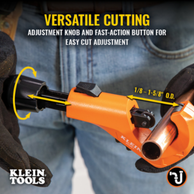 1-5/8-Inch Quick-Adjust Tubing Cutter