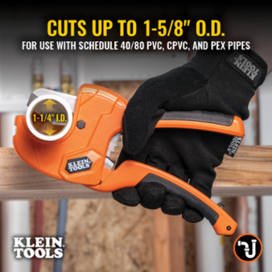 1-1/4-Inch Ratcheting PVC Pipe Cutter