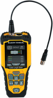 Cable Length Meter, Measures up to 3000 Feet, Includes Test Leads & Carrying Case