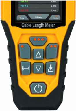 Cable Length Meter, Measures up to 3000 Feet, Includes Test Leads & Carrying Case