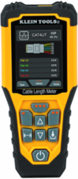 Cable Length Meter, Measures up to 3000 Feet, Includes Test Leads & Carrying Case
