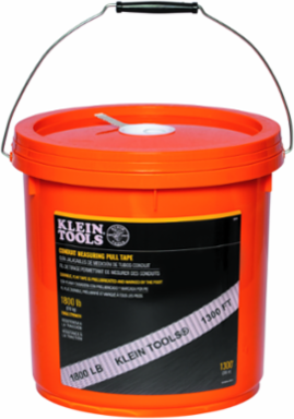 Conduit Measuring Pull Tape 1800 lb x 1300 Foot, Pre-Lubricated, 11 Inch Width