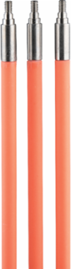 Lo-Flex Glow Rod 15 Foot, 1/4 Inch Diameter, Fiberglass with Adapter and Glow Feature