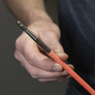 Lo-Flex Glow Rod 30-Foot, 1/4 Inch Diameter, Fiberglass, Includes Hook & Illuminated Tip