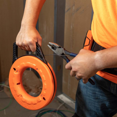 13 Inch Flexible Fish Tape Leader, 3/16 Inch Diameter, 500 lb Capacity