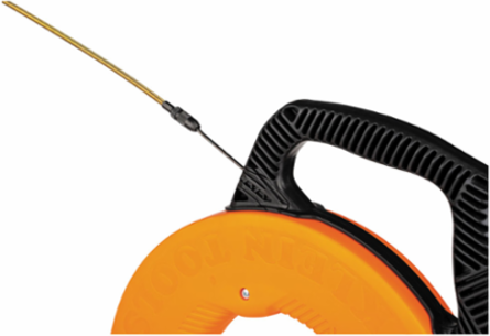 13 Inch Flexible Fish Tape Leader, 3/16 Inch Diameter, 500 lb Capacity