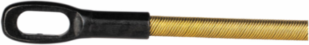 13 Inch Flexible Fish Tape Leader, 3/16 Inch Diameter, 500 lb Capacity