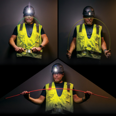 Multi-Flex Glow Rod Set 35-Foot with Hi-Flex, Lo-Flex, Mid-Flex Rods and Attachments