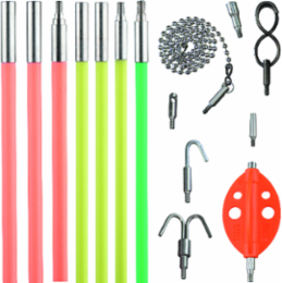 Multi-Flex Glow Rod Set 35-Foot with Hi-Flex, Lo-Flex, Mid-Flex Rods and Attachments