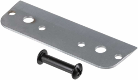 PVC Cutter Replacement Blade - Steel, 3.25 Inch Length, Reversible Blade