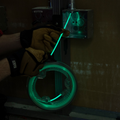 Glow-in-the-Dark Fish Tape 20 Foot x 0.153 Inch, Fiberglass, Removable Tip