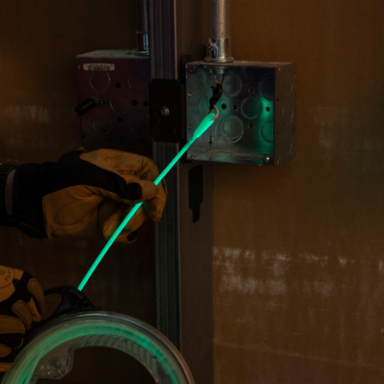 Glow-in-the-Dark Fish Tape 20 Foot x 0.153 Inch, Fiberglass, Removable Tip