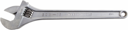 15-Inch Adjustable Wrench, Alloy Steel, Jaw Capacity 1.688 Inch, Chrome Finish