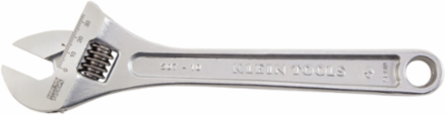 Extra Capacity Adjustable Wrench 10 Inch, Alloy Steel, Jaw Capacity 1-5/16 Inch