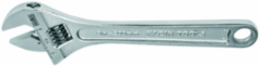 Adjustable Wrench 8 Inch Extra Capacity Alloy Steel Handle