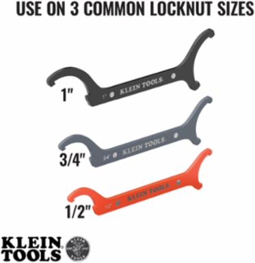 Straight Locknut Wrench Set