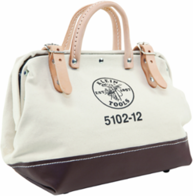 Canvas Tool Bag 12 Inch, No. 8 Canvas, Moisture Resistant, 2 lbs