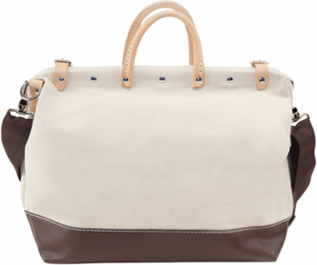 Deluxe Canvas Tool Bag 16 Inch, 13 Pockets, Heavy-Duty, Adjustable Shoulder Strap