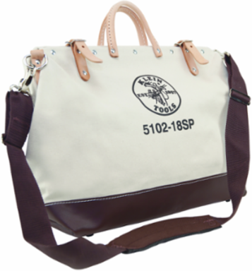 Deluxe Canvas Tool Bag, 18 Inch, 13 Pockets, Heavy-duty Material