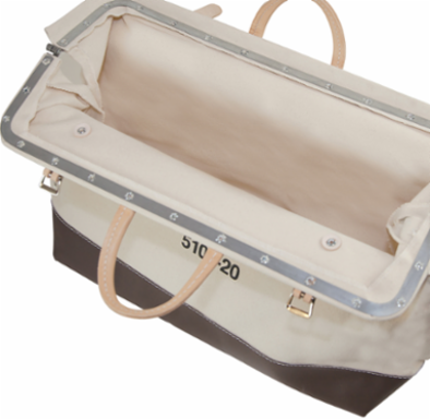Heavy-Duty Canvas Tool Bag, 20 Inch, Moisture Resistant, 3 lbs