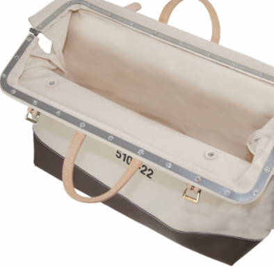 Canvas Tool Bag 22 Inch, Heavy-Duty No. 8 Canvas, Rivet-Reinforced, 3 lbs