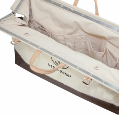 Deluxe Canvas Tool Bag, 24 Inch, 17 Pockets, Heavy-Duty, Moisture-Resistant