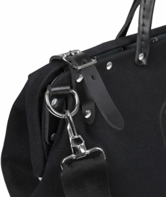 Deluxe Tool Bag, Black Canvas, 16-Inch, 13 Pockets, Moisture-Resistant