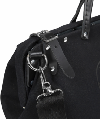 Deluxe Tool Bag 18 Inch, 13 Pockets, Heavy-Duty Canvas, Black