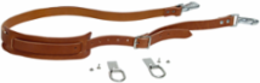 Tool Bag Shoulder Strap Kit with Adjustable Leather Strap, 57.5 Inch Length