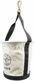 12 Inch Heavy-Duty Tapered-Wall Bucket, No. 4 Canvas, 1.95 lbs