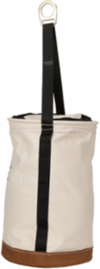 Canvas Bucket, 22-Inch Tall, Zipper Closure, Load Rated 150 lb