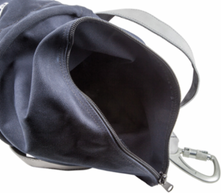 Flame-Resistant Canvas Bucket, 12 Inch Diameter, 100 lb Load Rated