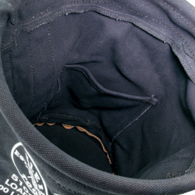 Flame-Resistant Canvas Bucket 12 Inch, Load Rated 100 lb, Leather Reinforced Handle