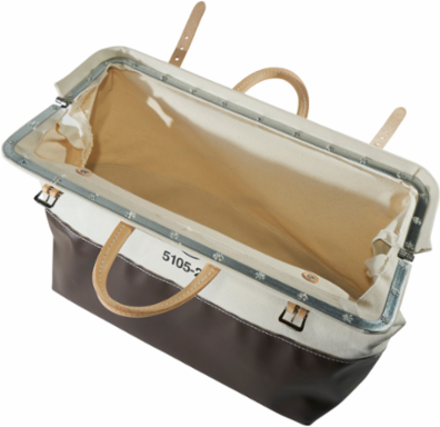 Heavy-Duty Canvas Tool Bag, 20 Inch, Moisture-Resistant Bottom, 3.5 lbs