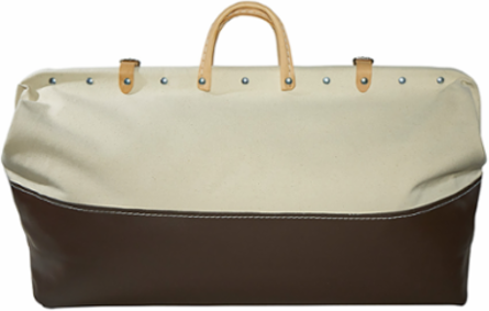 Heavy-Duty Canvas Tool Bag, 24 Inch, Moisture-Resistant Vinyl Bottom, 4 lbs