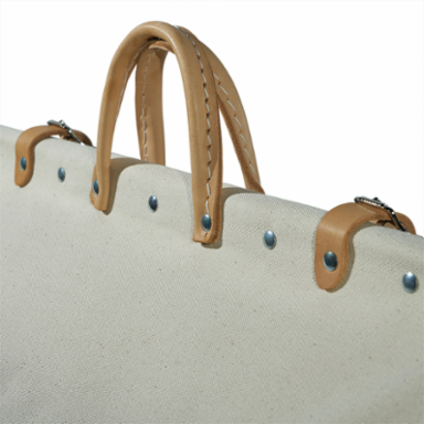 Heavy-Duty Canvas Tool Bag, 24 Inch, Moisture-Resistant Vinyl Bottom, 4 lbs