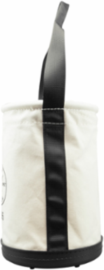 Straight-Wall Bucket 14 Inch No. 6 Canvas with Polypropylene Bottom